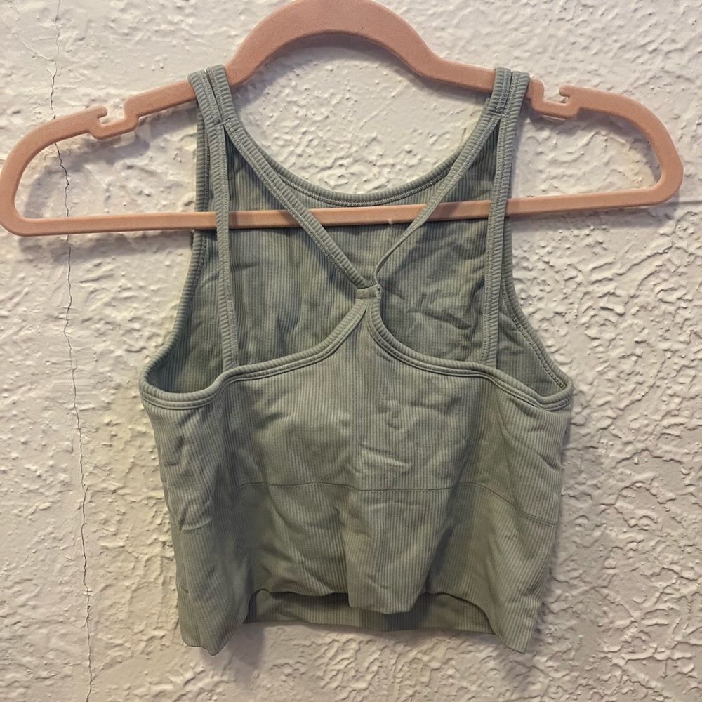Athleta crop top- strappy back